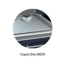 Coperchio Inox per Cucine a Legna 45cm