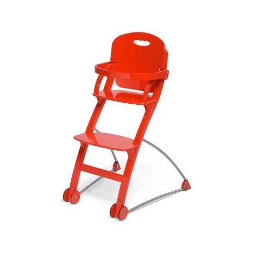 Foppapedretti Seggiolone Lu-Lu colore Rosso trasformabile in sedia per seguire il bambino fino all'eta' adulta