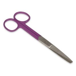 Forbici Rette Punte Alterne - Anelli Viola - 14 Cm 1 pz.