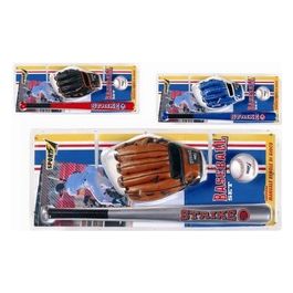 Sport-One Set Baseball Strike 3 Mazza Palla e Guanto