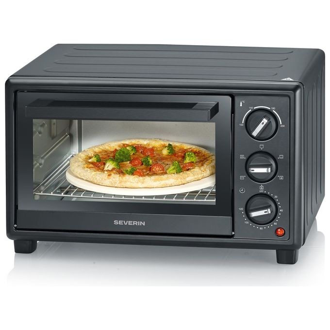 Severin TO 2079 Fornetto con Tostapane 20 L 1600 W (45.3x40x34.5 cm) colore Nero