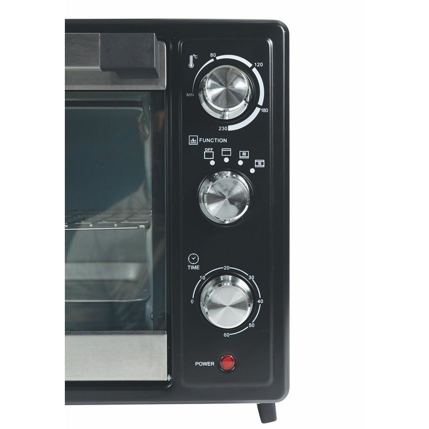 Forno 55 Lt Rosso 2000 W Ventilato Con Luce | Yeppon