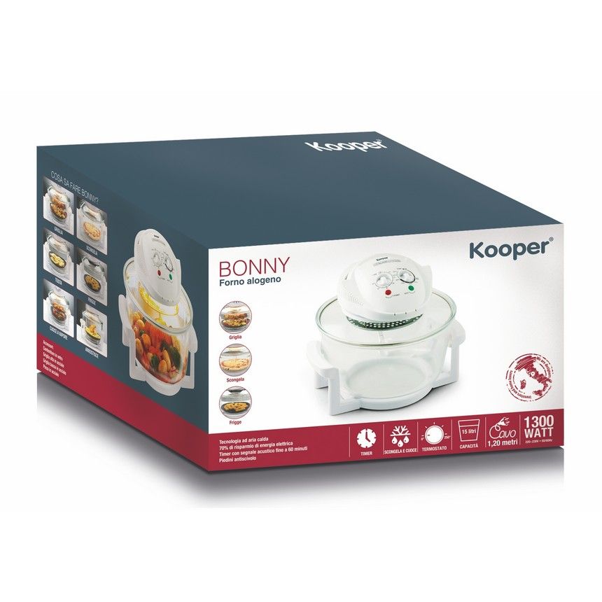 Forno Alogeno 1,5 Lt 1300 W Bonny | Yeppon