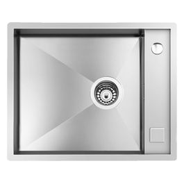 1235050 Quadra Lavello filotop 1 vasca cm 54 x 44 inox spazzolato