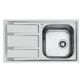 1971 961 FM Marine Lavello Acciaio Inox da incasso Gocciolatoio a Sinistra 1 Vasca 86x50cm