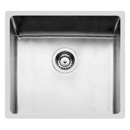 2154 050 KE Lavello Acciaio Inox Spazzolato da Incasso Filotop 1 Vasca 49x44cm