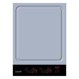 7325 455 Linea S4000 Domino Induction Piano Cottura Teppanyaki a Induzione 2 Zone indipendenti 9 Livelli di potenza Comandi Slider 38 cm Acciaio / Nero