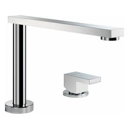 8478001 Flat Miscelatore Miscelatore monocomando con canna girevole 360° a scomparsa e comando remoto Cromato