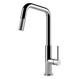 8522000 KS Plus Miscelatore monocomando con canna girevole e doccetta estraibile Cromo