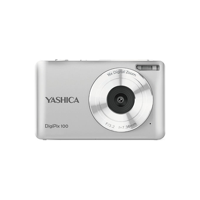Yashica YAS-DG100P-SV DigiPix 100 Fotocamera compatta 44 MP Zoom digitale 16x Schermo 6,1 cm Argento