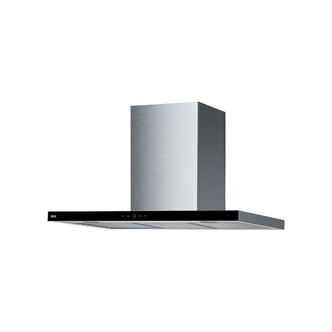 Franke ARNO 90 XS/BK Cappa a Parete 90 cm 530 mc/h Inox Satinato Finitura Cristallo Nero 325.0608.800