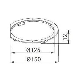 Franke Flangia di Rifinitura 112.0040.380