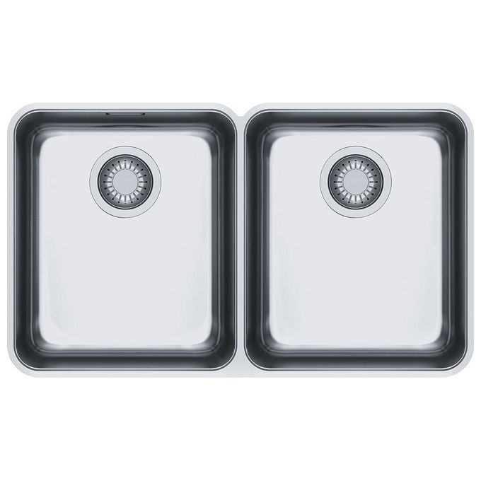 Franke Lavello Inox ANX 120 3 1/2  WWK SOTTOTOP 2 Vasche 77 cm 122.0536.341