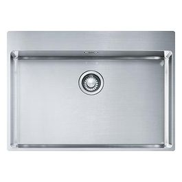 Franke BXX 210-68 BOX Lavello Acciaio Inox da  Incasso Filotop 1 Vasca Acciaio 71x51cm 127.0378.049