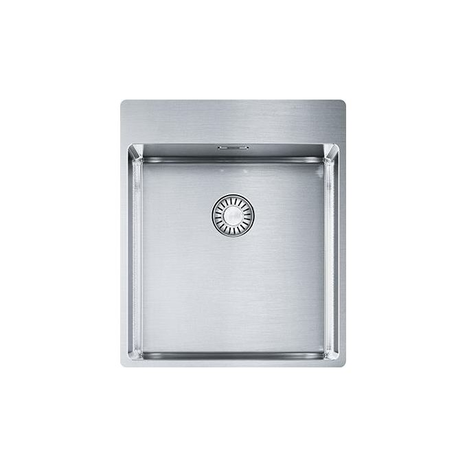 Franke BXX 210-40 Box Lavello Acciaio Inox Spazzolato da incasso Semifilo/Filotop 1 Vasca acciaio inox 43x51cm 127.0369.288