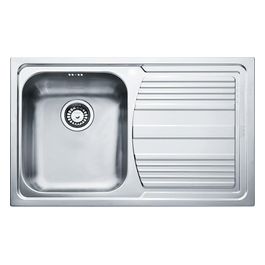 Franke Lavello Inox LLL 611 3 1/2 WWK gocciolatoio a destra 1 Vasca + scolapiatti 79 cm 101.0086.232