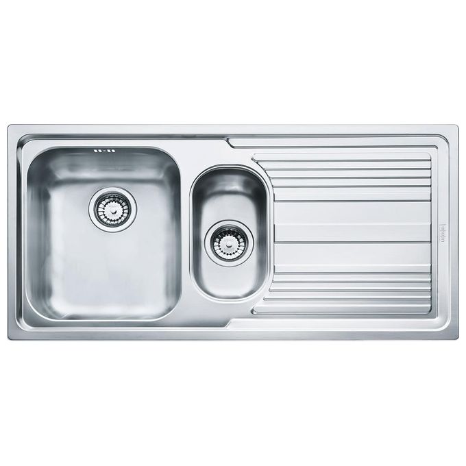 Franke Lavello Inox LLL 651 3 1/2 WWK gocciolatoio a destra 1 Vasca + vaschetta + scolapiatti 100 cm 101.0086.252
