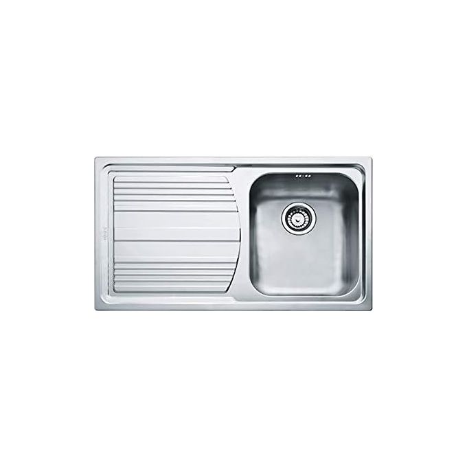 Franke Lavello Inox LLX 611 3 1/2 WWK gocciolatoio a sinistra 1 Vasca + scolapiatti 86 cm 101.0085.776