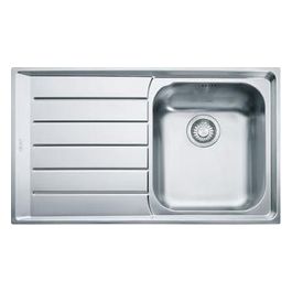 Franke Lavello Inox NEX 211 3 1/2 WWK gocciolatoio a sinistra 1 Vasca + scolapiatti 86 cm 127.0059.655