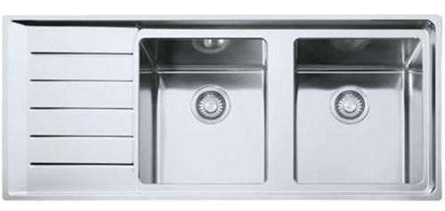 FOSTER Lavello + Gocciolatoio Sinistra, 116 cm EVO, 3216051 - Inox