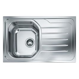 Franke Lavello Inox OLL 611-79 3 1/2 WWK gocciolatoio a destra 1 Vasca + scolapiatti 79 cm 101.0180.249