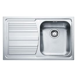 Franke Lavello Inox LLL 611 3 1/2" WWK gocciolatoio a sinistra 1 Vasca + scolapiatti 79 cm 101.0086.233