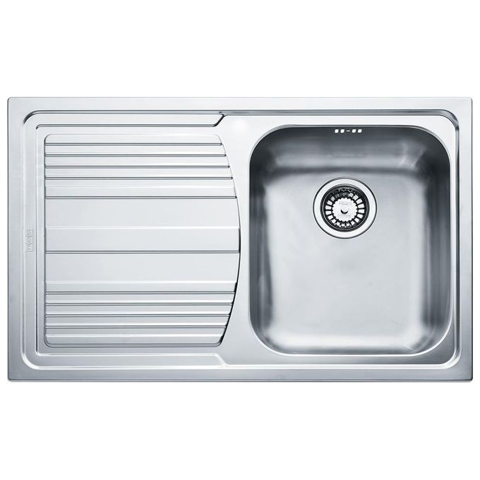 Franke Lavello Inox LLL 611 3 1/2'' WWK gocciolatoio a sinistra 1 Vasca + scolapiatti 79 cm 101.0086.233