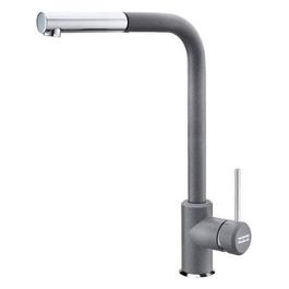 Miscelatore per Lavello Sirius Cromato e Grigio Pietra