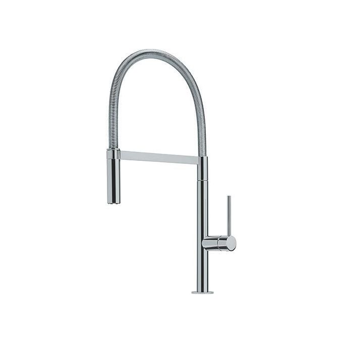 Franke Miscelatore Monocomando Lounge Professionale Rotazione 360 gradi Acciaio Optical 115.0197.375