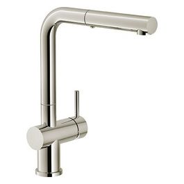 Active Plus Miscelatore monocomando con bocca estraibile dotato di modalità risparmio acqua e canna girevole 360° Nichel lucido 115.0524.923