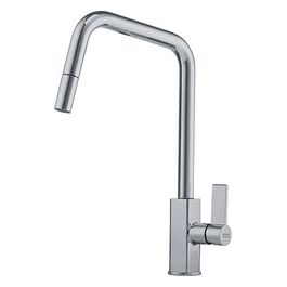 Maris Miscelatore monocomando con canna girevole 360° Acciaio Optical 115.0523.200