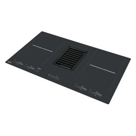 FMY 839 HI Piano Cottura Induzione Con Cappa Integrata Mythos 2-Gether Finitura Cristallo Nero Da 83 Cm