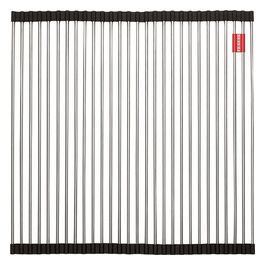 Rollamat 44 Lavello Libera Installazione Nero Acciaio Inox