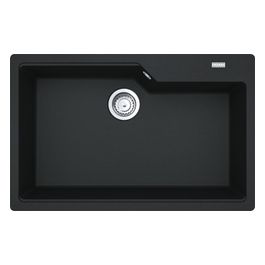 UBG 610-72 Urban Lavello 1 vasca sopratop 78 x 50 cm nero