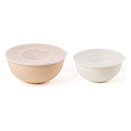 Contenitori Rotondi Rosa e Bianco