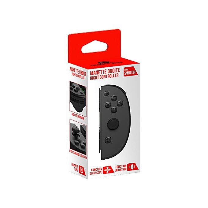 Freaks and Geeks Gamepad per Nintendo Switch Joy con Right Black