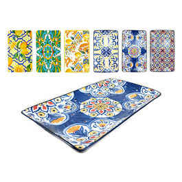 Amalfi Assortito Vassoio Rettangolare Porcellana 26x16cm