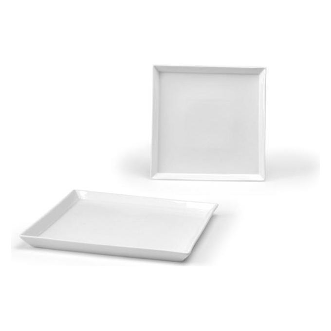 Vassoio Francia Quadrato 25cm Bianco
