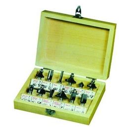 Vigor Frese Sagomate Set Cassetta Legno Pz.12 Gambo Mm.8