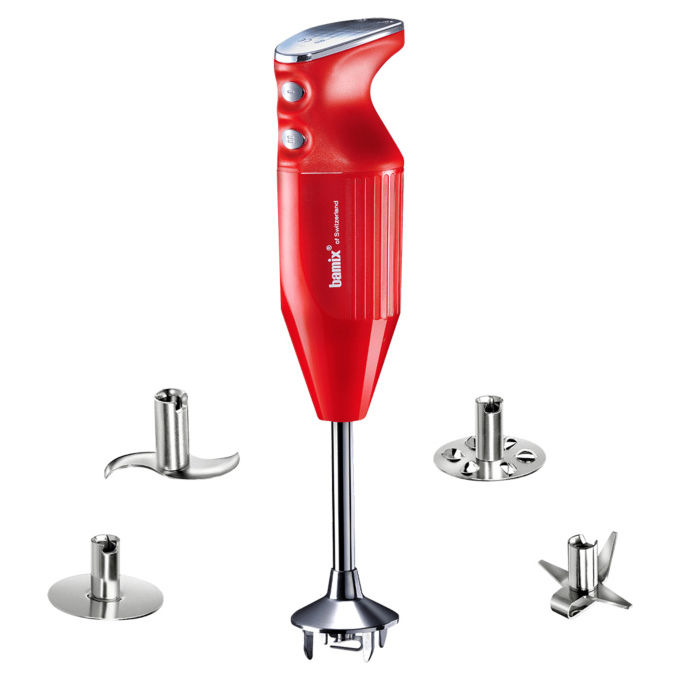 Bamix 1023.002 MAXX Frullatore ad immersione 350 W 2 velocita' 18000-22000 rpm colore Rosso