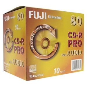Fujifilm Cd-R Audio 80 Pro Jcase 10 Pezzi