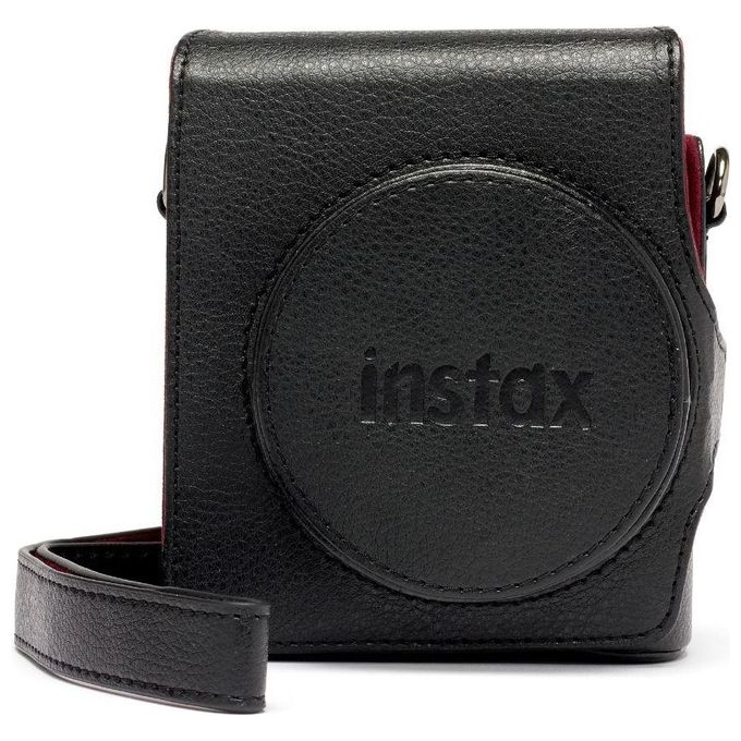 Fujifilm Instax Mini 90 Custodia in Pelle PU senza Cinghia Nero