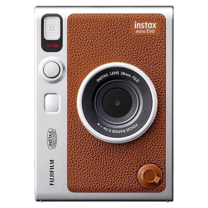 Fujifilm Instax Mini Evo CMOS 1-5'' 2560 x 1920 Pixel Marrone-Argento