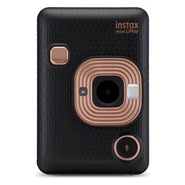 Fujifilm Instax Mini LiPlay Fotocamera Ibrida Istantanea e Digitale Elegant Nero