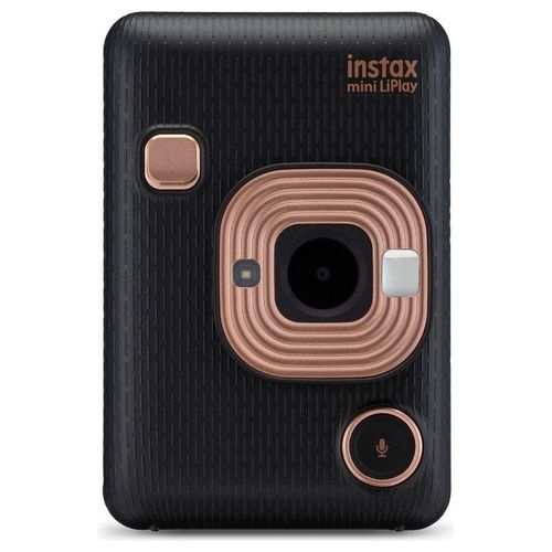 Fujifilm Instax Mini LiPlay Fotocamera Ibrida Istantanea e Digitale Elegant Nero