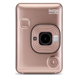 Fujifilm Instax Mini LiPlay Fotocamera Ibrida Istantanea e Digitale Blush Gold