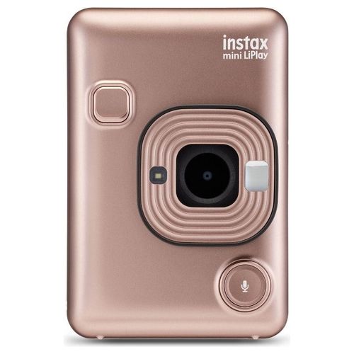 Fujifilm Instax Mini LiPlay Fotocamera Ibrida Istantanea e Digitale Blush Gold
