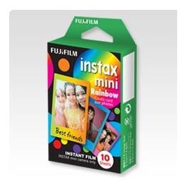 Fujifilm Instax Mini Pellicola Motivo Arcobaleno Confezione da 10 Pezzi