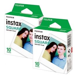 Fujifilm Instax Square Film 6x6cm Frame Bianco  20 Fogli