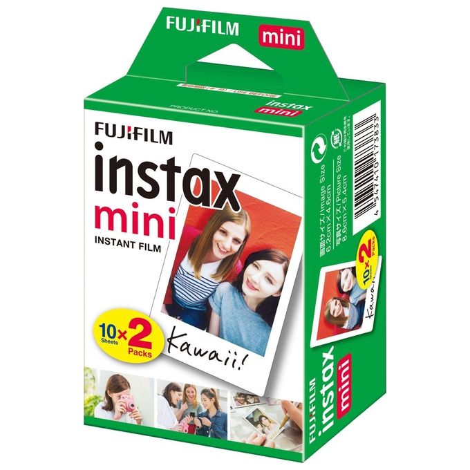 Fujifilm Pellicole Instax Mini 20 Fogli 